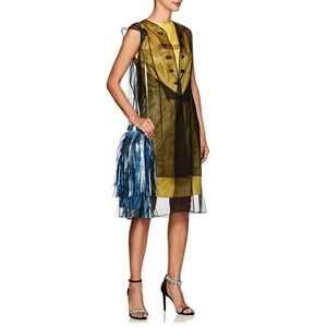 Calvin Klein 205W39NYC Short Fringe Bucket Bag